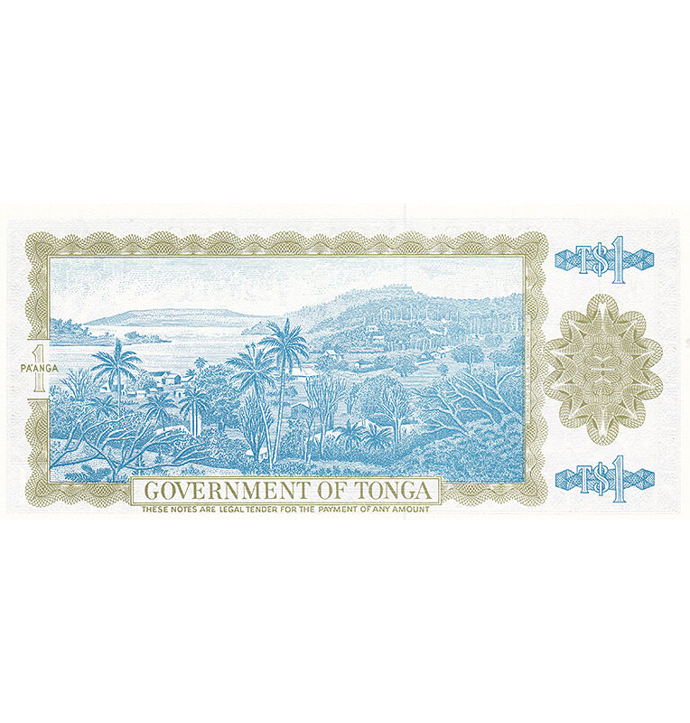 Tonga 1 Pa´anga 1976-1989 ND Pick 19c